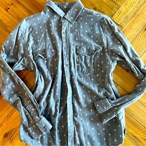 Men’s Printed Casual Button Down